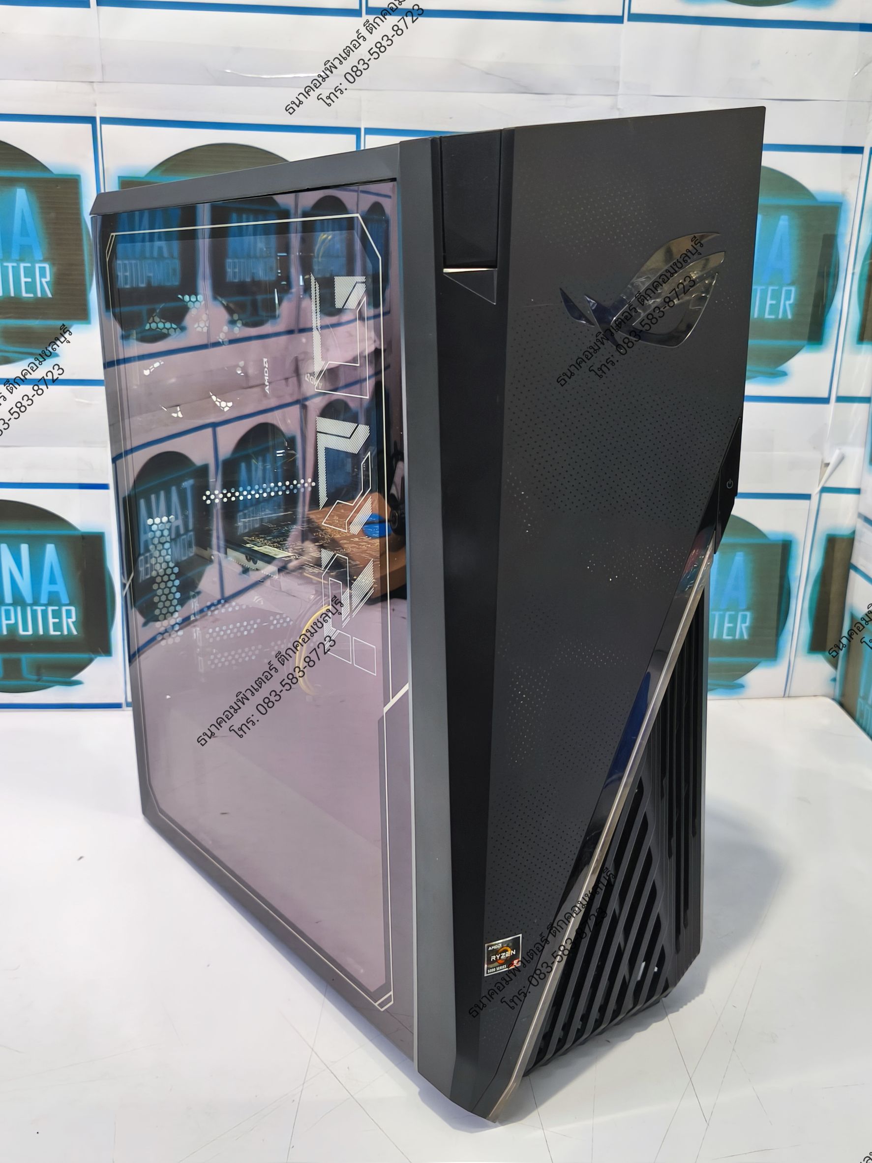 (คอมเล่นเกมส์มือสอง) AMD Ryzen5-1600 Ram16gb SSD250GB RX570 4GB