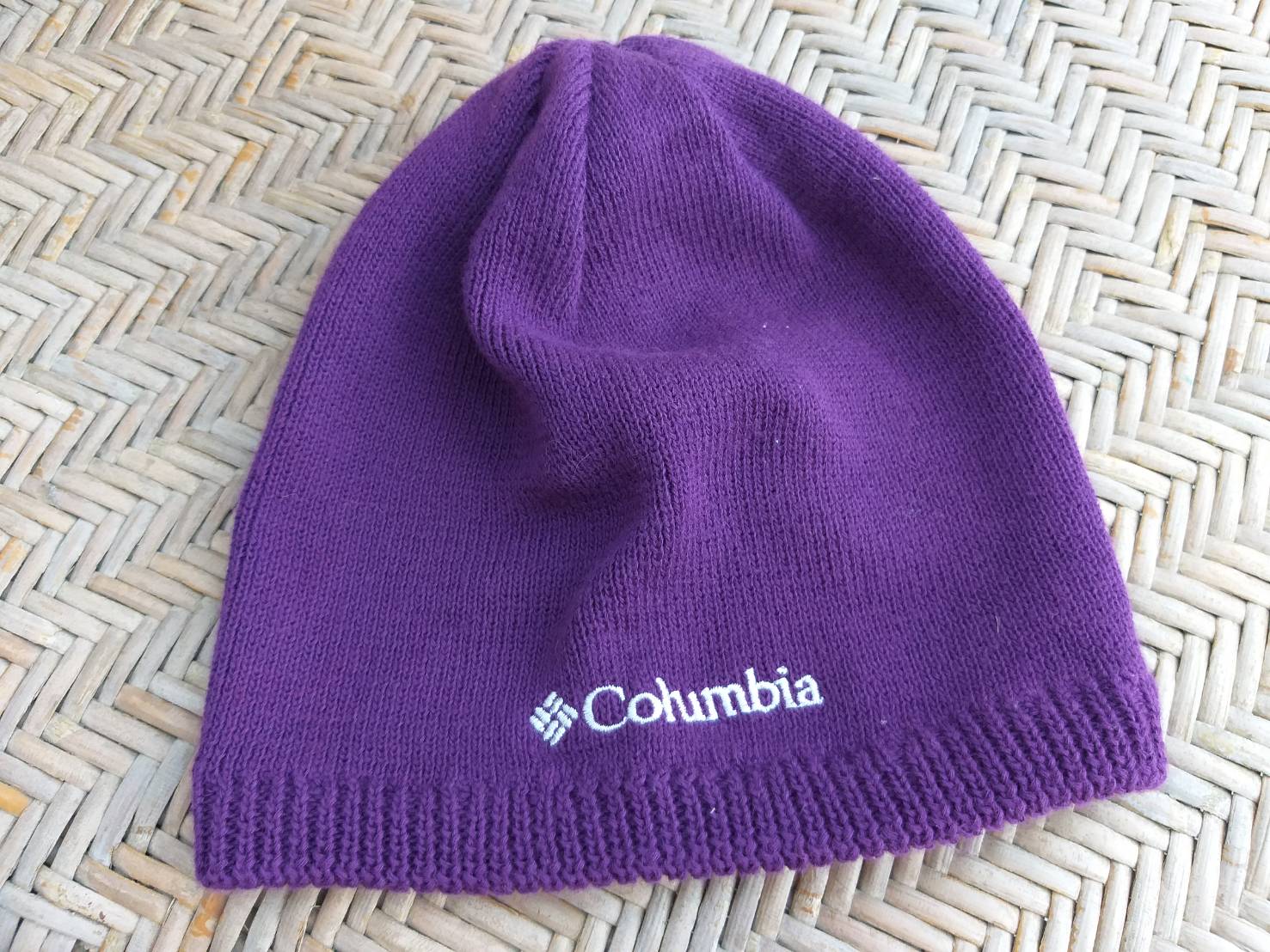 หมวกไหมพรมเด็ก Columbia สีม่วง
