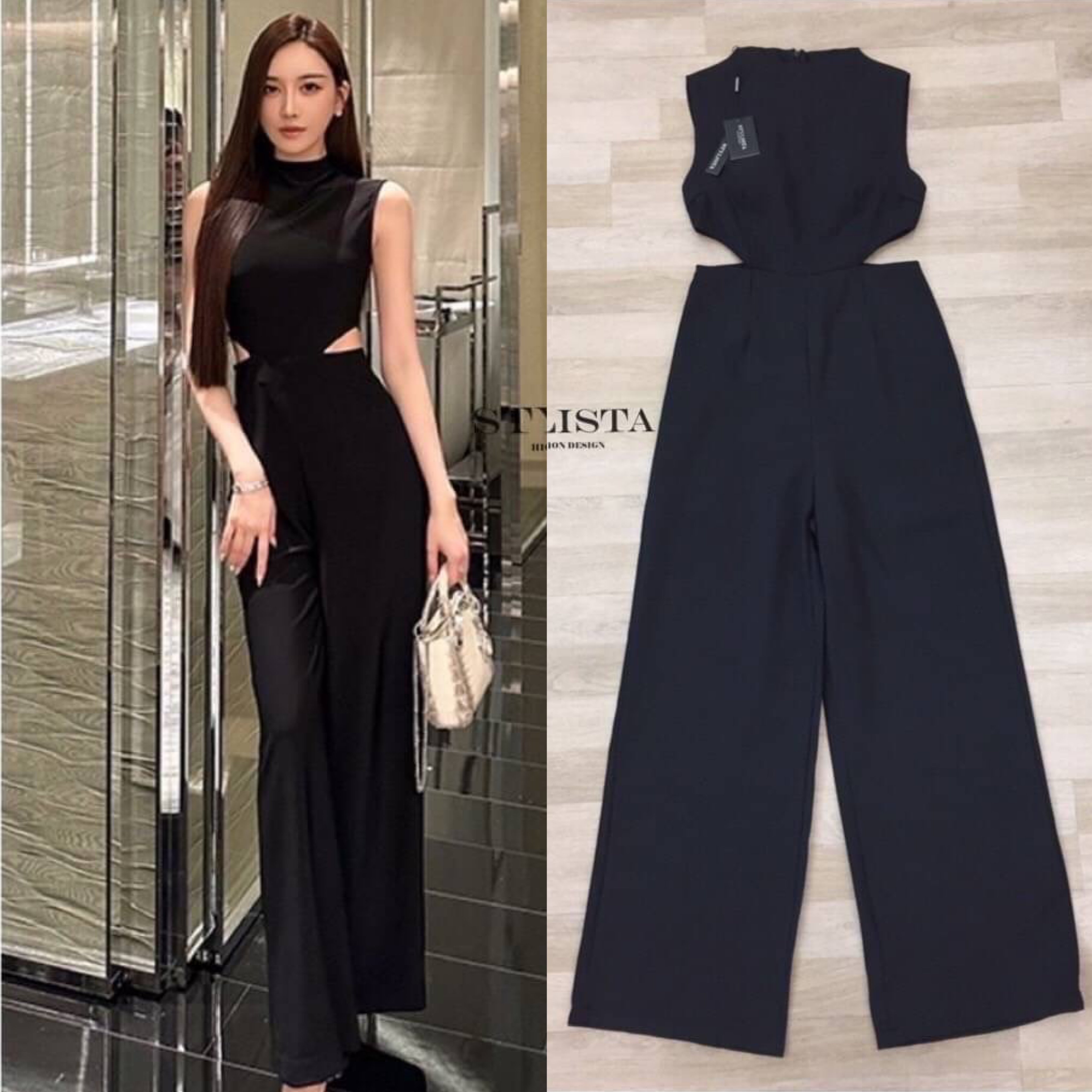 จั้มสูทใส่สวยเรียบหรูดูดีมาก แพลตเทินดีงาม ใส่สวยเปะสุดๆ สินค้าคุณภาพ (พร้อมส่ง)