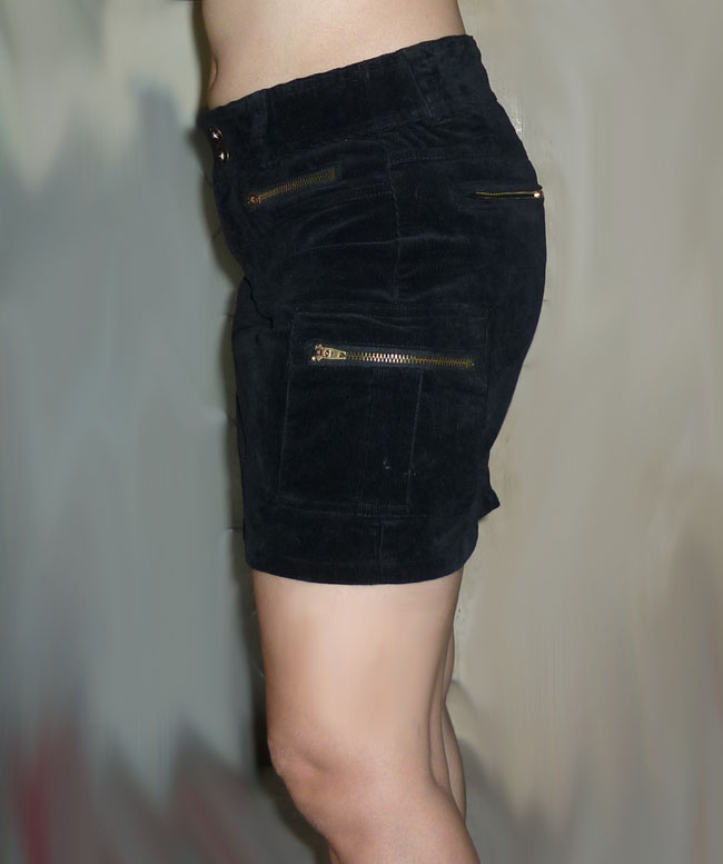 กระโปรงผ้าลูกฟูกสีดำ สวยมากตัวนี้ 29-34-14