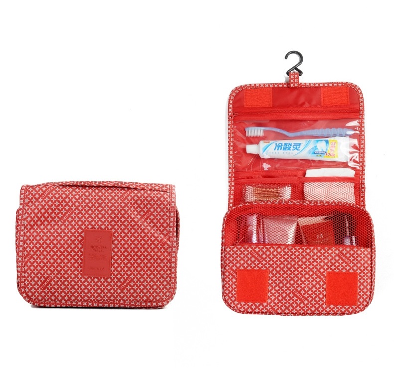 DINIWELL กระเป๋าใส่อุปกรณ์อาบน้ำ แขวนได้ สำหรับเดินทาง ท่องเที่ยว พกพาสะดวก ผลิตจากโพลีเอสเตอร์คุณภาพสูง