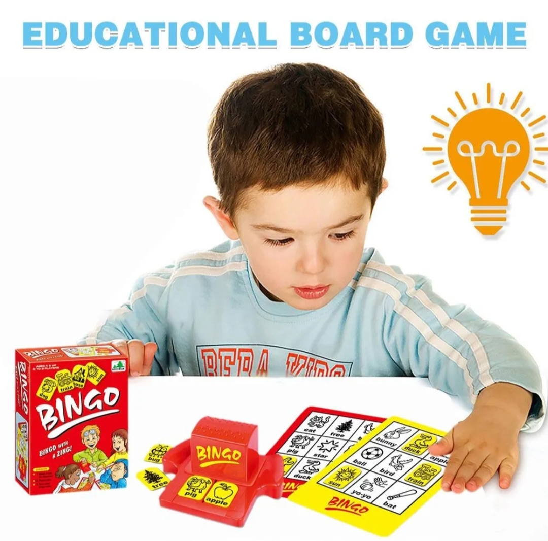 เกมกระดานบิงโกคำศัพท์ Bingo พร้อมเครื่องสุ่มการ์ดแสนสนุก