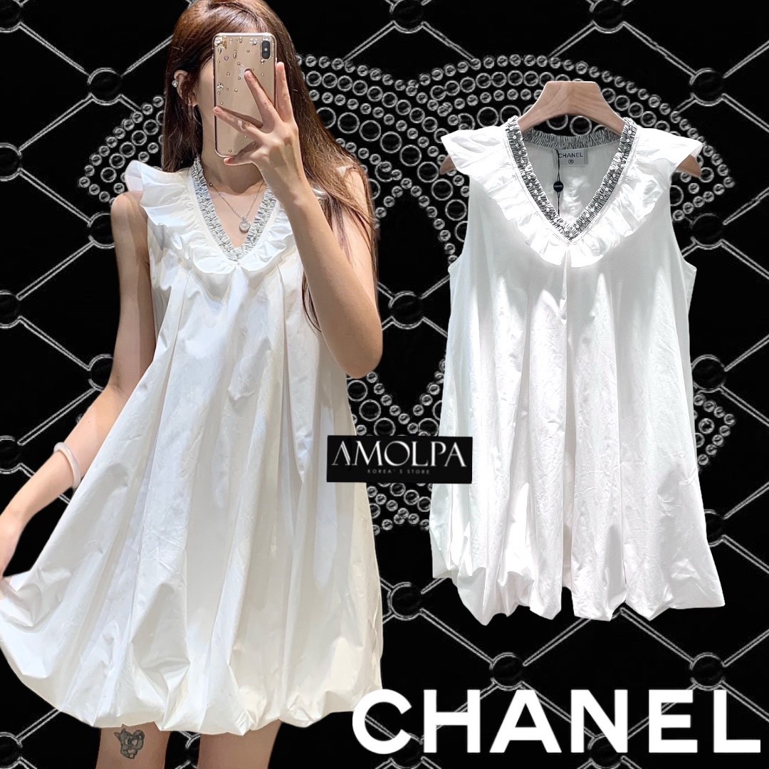 DRESS CC. มีน้ำหนัก ใส่ออกงาน ใส่เดินห้างชิวๆ งานสวยม๊าก สวยหรู . สินค้าคุณภาพ (พร้อมส่ง) .