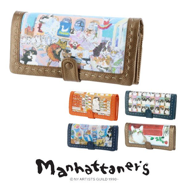กระเป๋าสตางค์ Manhattaner's หนังแท้ แบรนด์ดังในญี่ปุ่น