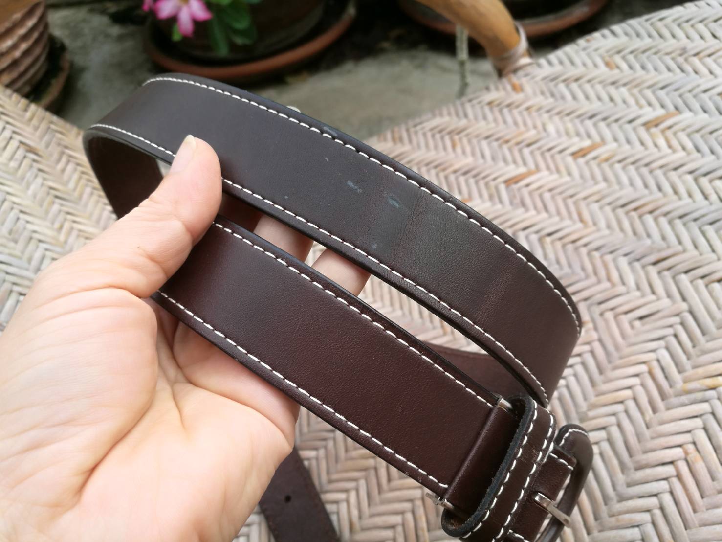 เข็มขัดชาย หนังแท้