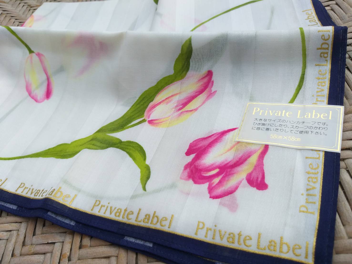 ผ้าเช็ดหน้า PRIVATE LABEL ผืนใหญ่ ผ้านุ่มมาก