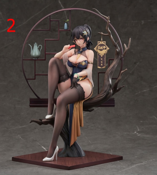 [เปิดจอง] Xiami 【Fortunate to Meet】Qipao ver. 1/7 Scale Painted Figure (black) โบนัส postcards*3 ราคา 4100-4400บาท