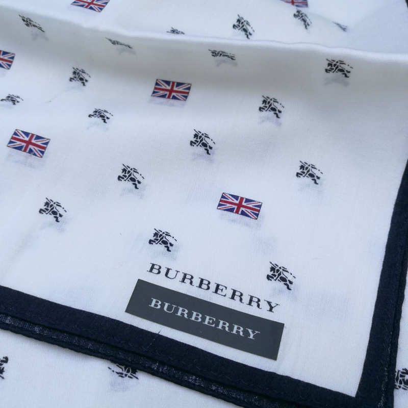 ผ้าเช็ดหน้า แบรนด์เนม BURBERRY ผ้านุ่มมาก