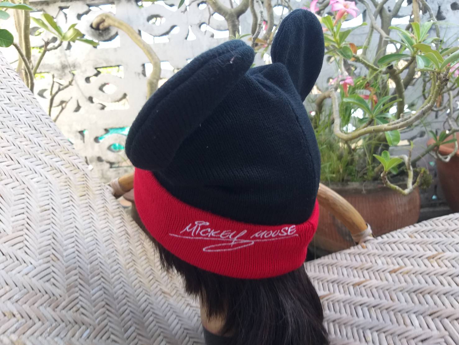 หมวกไหมพรมมิกกี้เม้าส์ ลิขสิทธิ์แท้