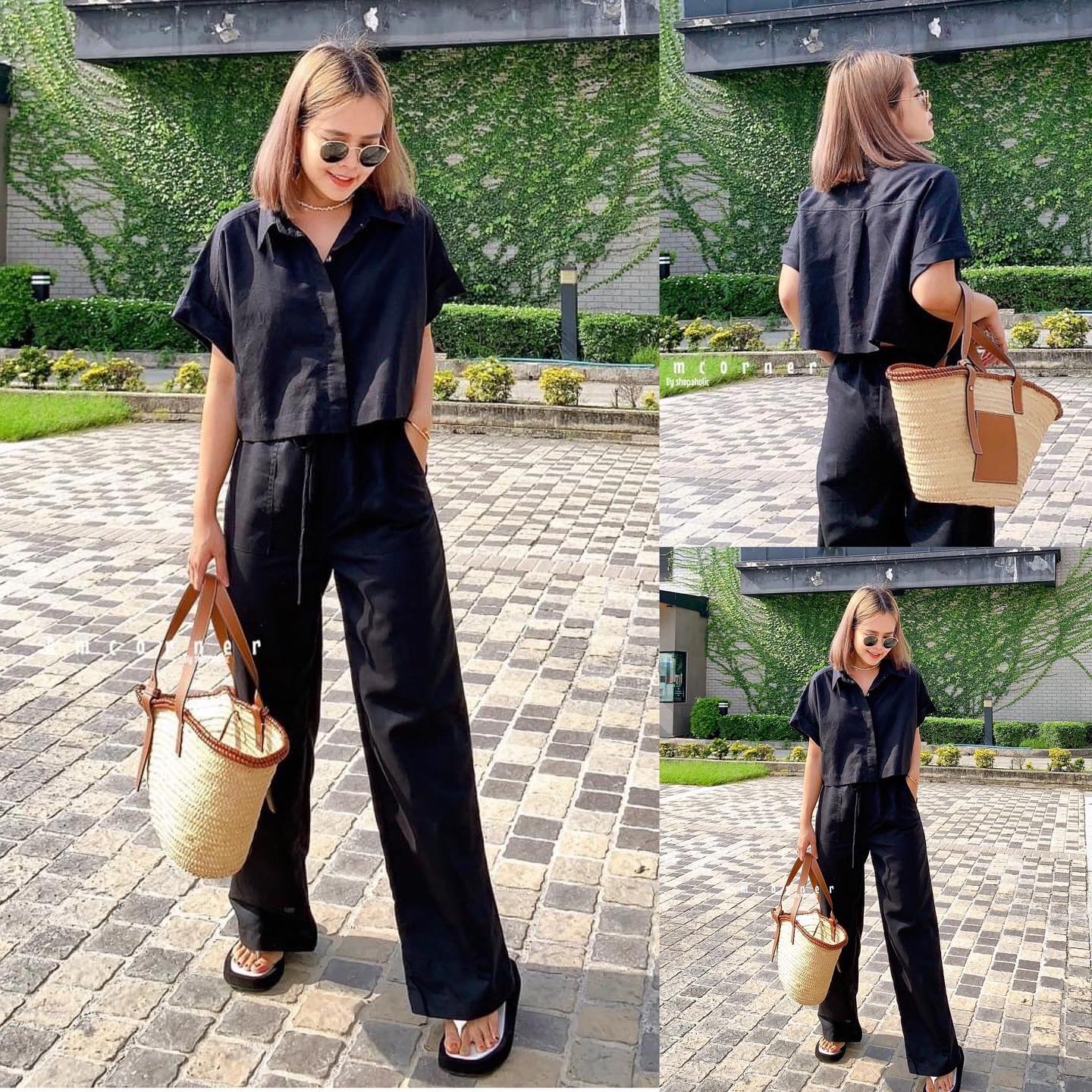 เซตเสื้อ+กางเกงขายาว ผ้าลินินแท้เนื้อดี เนื้อผ้าใส่สบาย. สินค้าคุณภาพ (พร้อมส่ง)