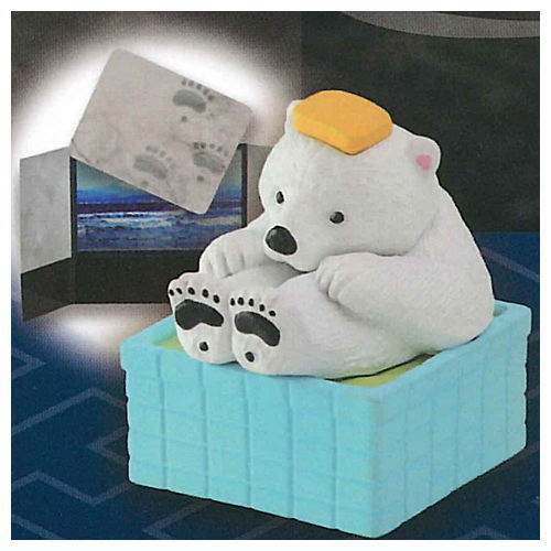 กาชาปองฟิกเกอร์สัตว์แช่น้ำพุร้อน Currently Taking a bath Hot Spring Trip