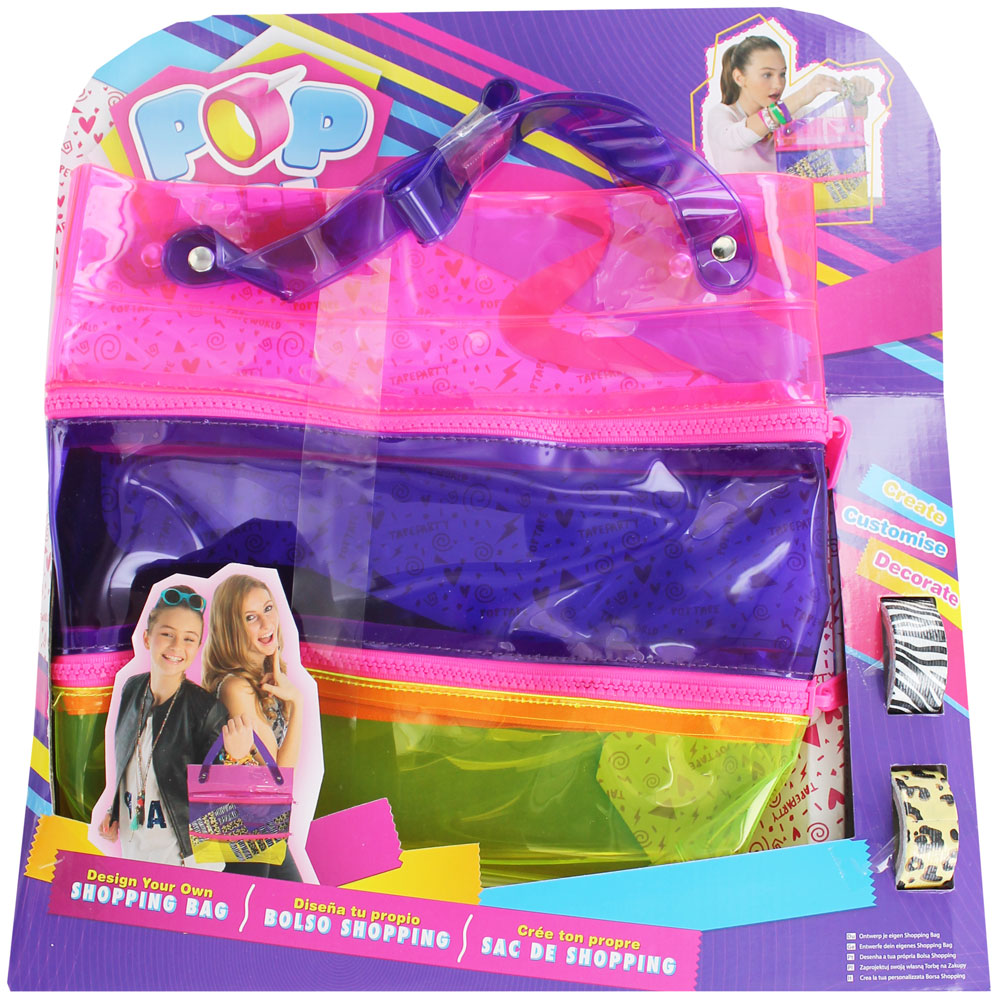 Pop Tape Design Your Own Shopping Bag - DIY กระเป๋าประดิษฐ์ตกแต่งเองได้