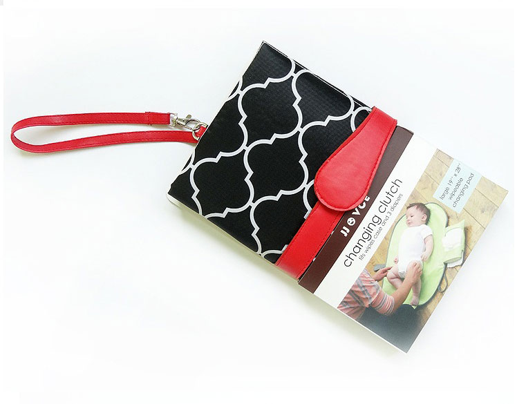 กระเป๋าเปลี่ยนผ้าอ้อมพกพา กระเป๋าคุณแม่ กระเป๋าทารก แผ่นรองเปลี่ยนผ้าอ้อมเด็ก พกพาสะดวก JJOVCE Changing Clutch Diaper Bag