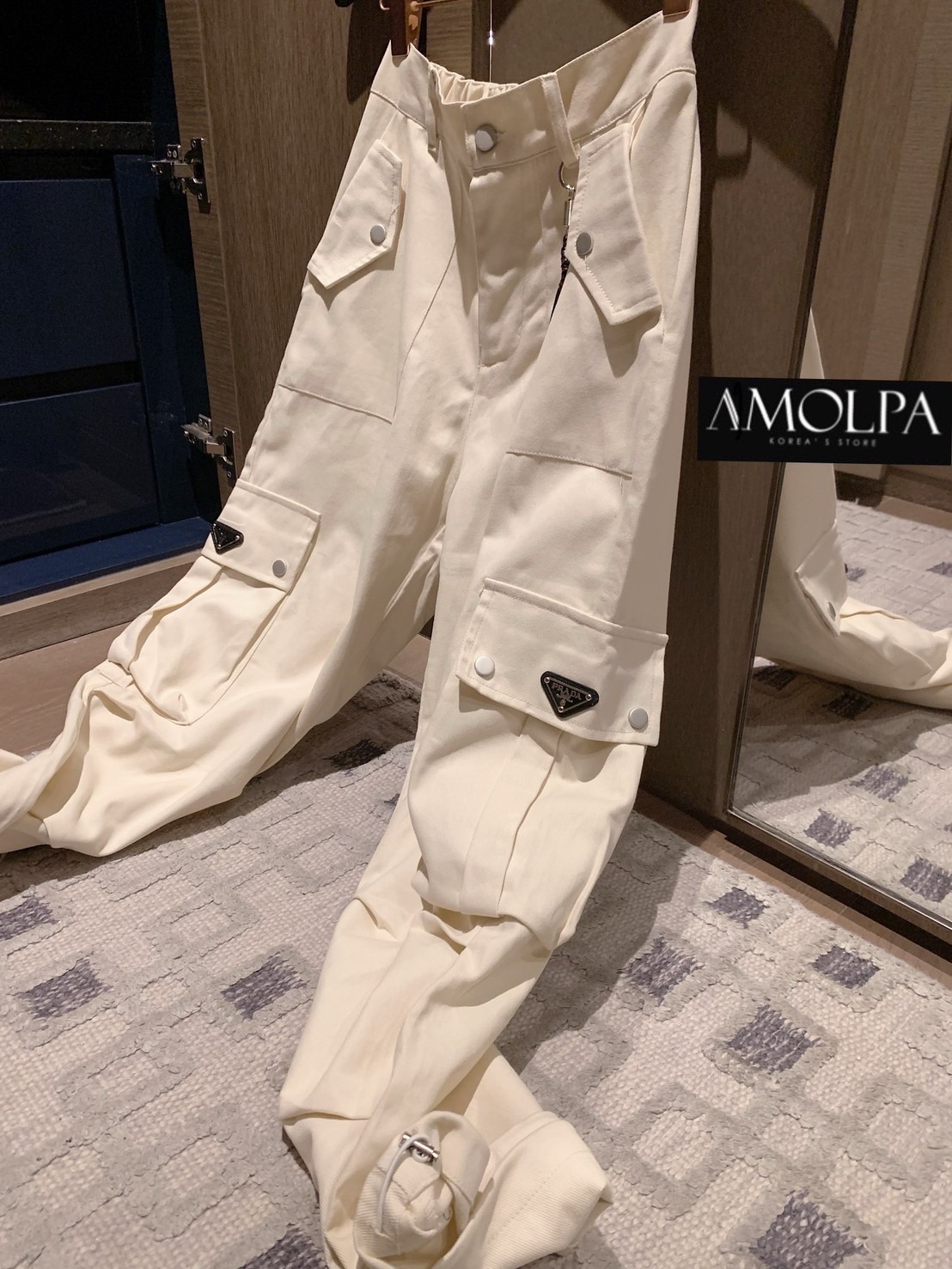 กางเกง PD DENIM ทรงคาโก้ งานสวยยยม๊ากกก งานไฮเอนชนช๊อป ใส่สบาย : สินค้าคุณภาพ (พร้อมส่ง)