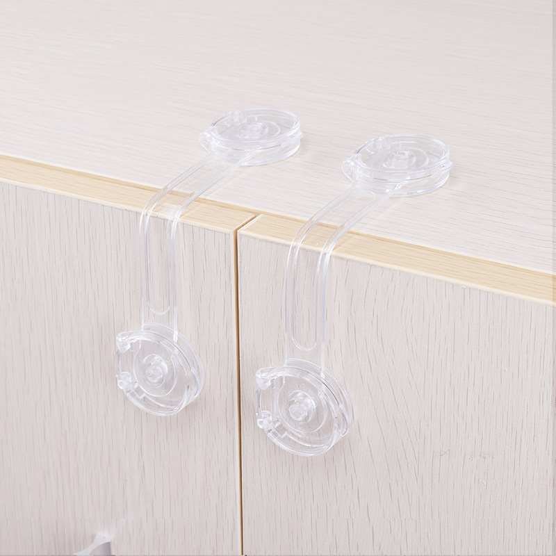 🔒 ตัวล็อคตู้ แบบใส มินิมอล ปลอดภัยสำหรับเด็ก | สำหรับลิ้นชัก ตู้เย็น ชักโครก