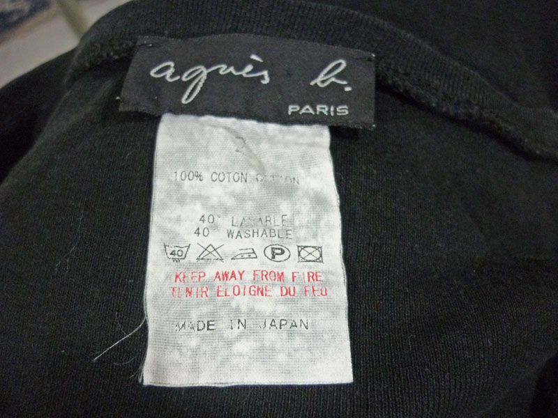 เสื้อแขนยาว agnis b. Made in JAPAN ผ้าดีมากๆๆๆ