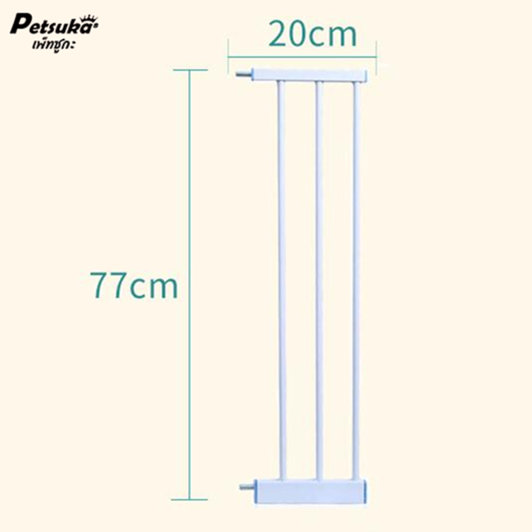 ส่วนขยายที่กั้นประตู-บันไดทางเดิน Petsuka ขนาด 20 ซม.