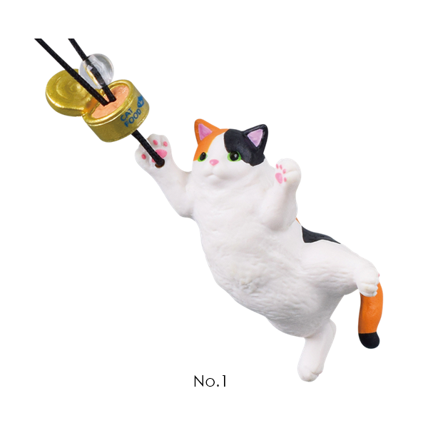 กาชาปองมาสคอทน้องแมว Fascinating Body Chubby Cat