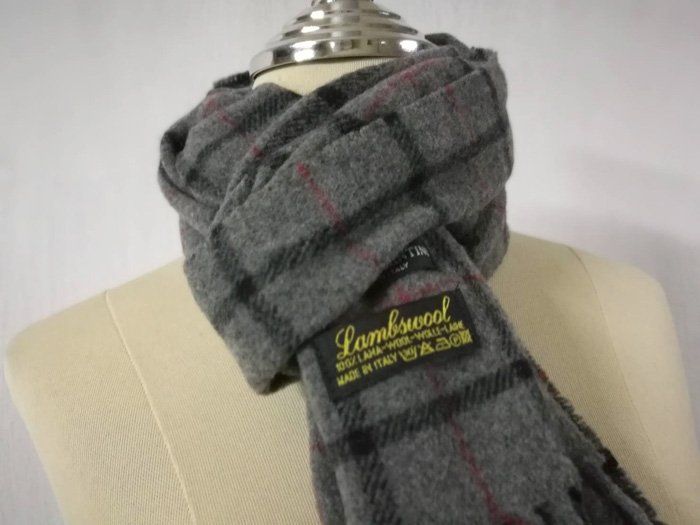 ผ้าพันคอขนสัตว์ MARIO VALENTINO Made in ITALY