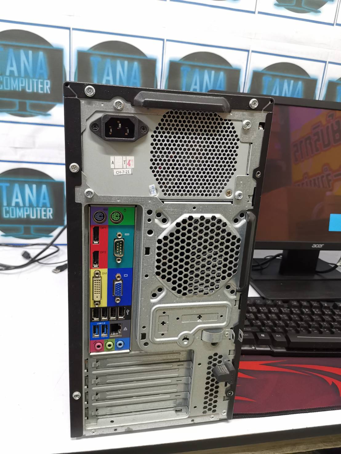 (8,500)คอมทำงาน ครบชุด Intel I5 Gen4 Ram4gb HDD500GB จอขนาดใหญ่ 22 นิ้ว เคสใหญ่ แข็งแรง