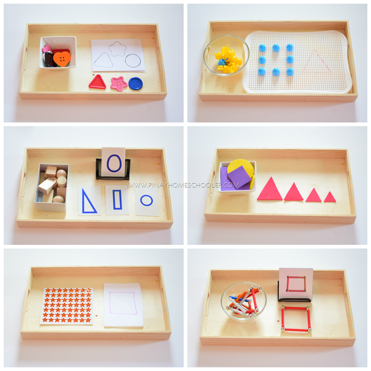 ถาดไม้ Montessori Tray ถาดสำหรับวางอุปกรณ์มอนเตสซอรี่ ขนาด S/M/L