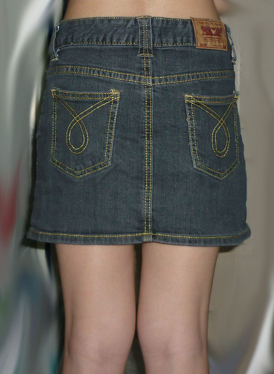 #2กระโปรงยีนส์สวยน่าใส่ 31-34-12