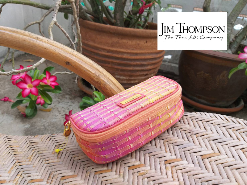 กระเป๋าอเนกประสงค์ผ้าไหม Jim Thompson สวยมาก