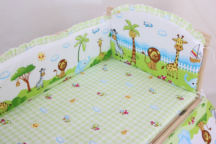 (ส่งฟรี) NanaBaby เครื่องนอนทารก เครื่องนอนเด็ก ชุดเครื่องนอนในเปลเด็ก หมอน+เบาะรองนอน+กันกระแทกโดยรอบ (ไม่รวมเปลไม้)