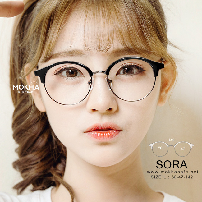 [pre-order] แว่นกันแดด SORA แว่นตาวินเทจ กรอบโลหะ กว้าง142 มม. H47