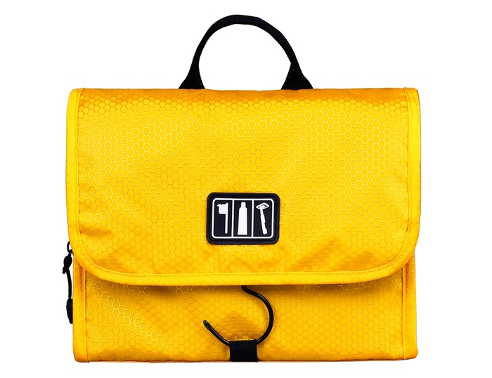 Bagsmart กระเป๋าใส่อุปกรณ์อาบน้ำ คุณภาพสูง ใส่อุปกรณ์อาบน้ำ แขวนได้ สำหรับเดินทาง ท่องเที่ยว (Yellow)