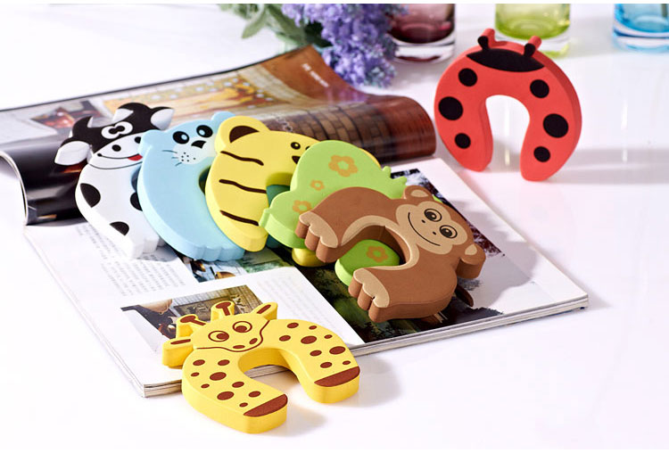 NanaBaby ที่กั้นประตู กันกระแทกประตู Door Stopper กันชนประตูห้อง กันกระแทกประตูห้อง ตัวกันประตู ที่กันประตูหนีบ ที่กั้นประตูหนีบ รูปสัตว์น้อย