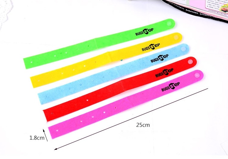 สายรัดข้อมือกันยุง จากธรรมชาติ Mosquito wristband repellent