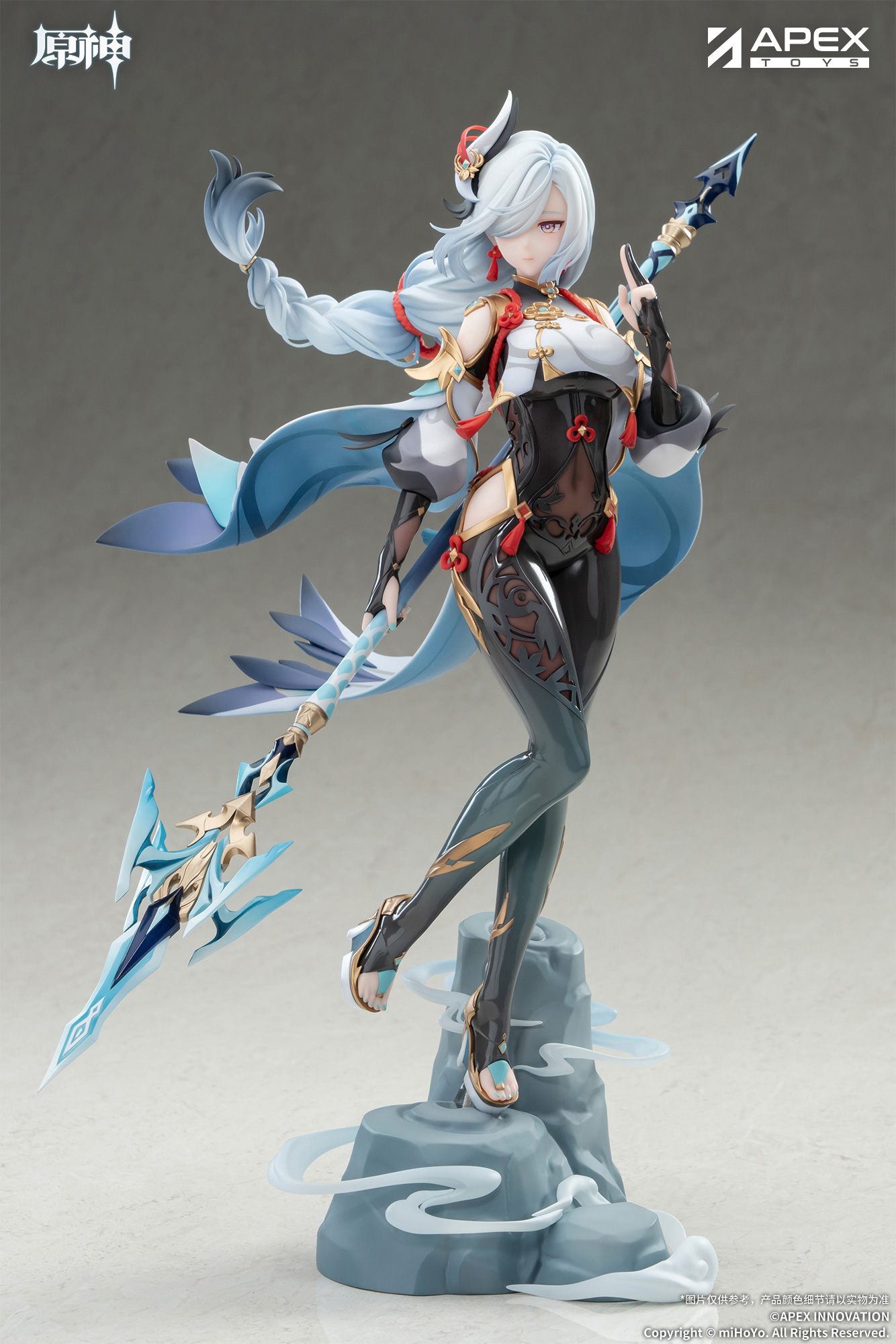 [เปิดจอง] Genshin "Lonesome Transcendence" Shenhe 1/7 Scale Figure โบนัส Character Inspired Bracelet + PET Material Shikishi ราคา 4850-5250