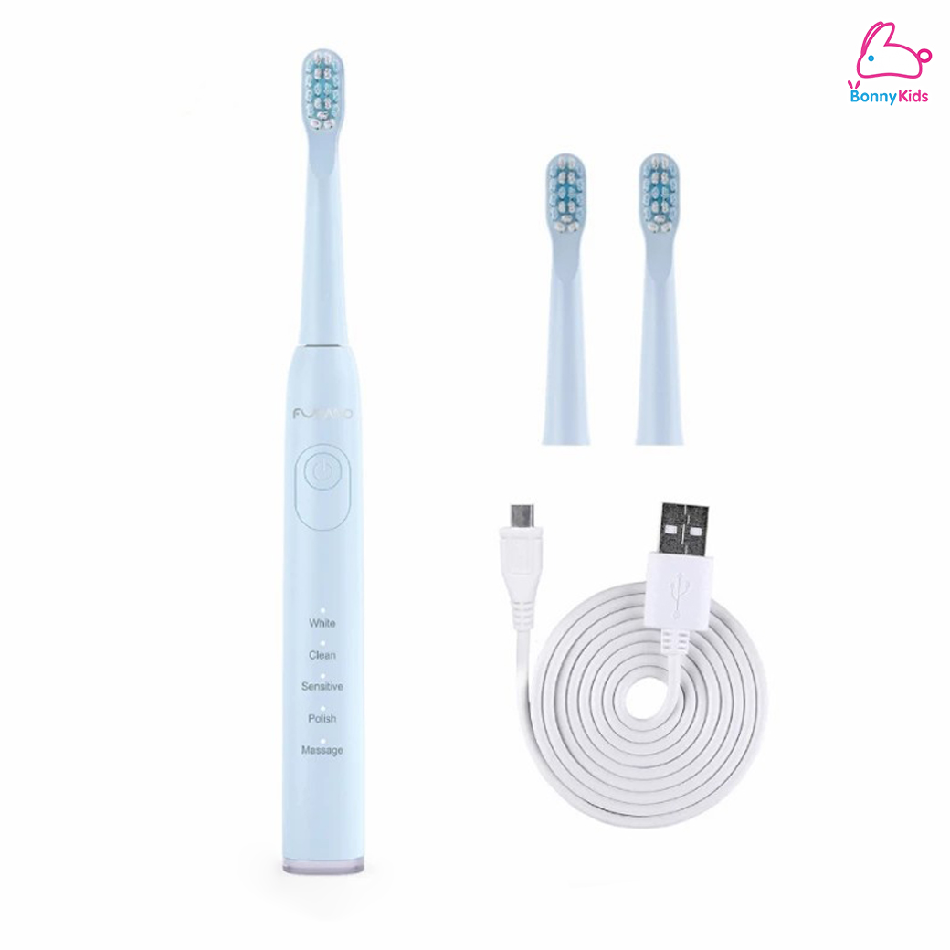 Furano(ฟูราโนะ) Sonic Toothbrush แปรงสีฟันไฟฟ้า รุ่น FU-100 การสั่น 40,000 ครั้ง/นาที พร้อมการทำความสะอาด 5 โหมด