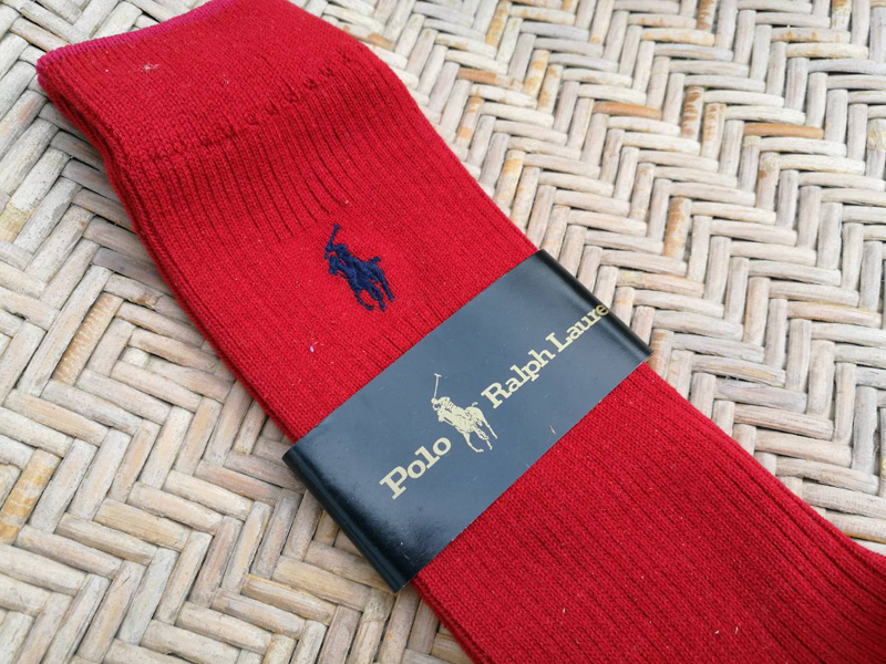 ถุงเท้า POLO สีแดง สวยมากก