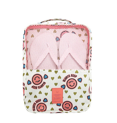 DINIWELL กระเป๋าใส่รองเท้าสำหรับเดินทาง หรือเล่นกีฬา ผลิตจากโพลีเอสเตอร์คุณภาพดี กันน้ำ มี 5 สี 5 ลายให้เลือก