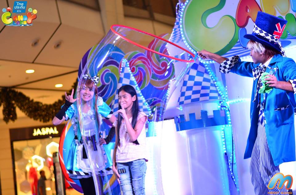 บับเบิ้ลโชว์ โชว์ฟองสบู่ ฟองสบู่ยักษ์ Bubble Show งาน ไทยประกันชีวิต 14 - 20/12/2558