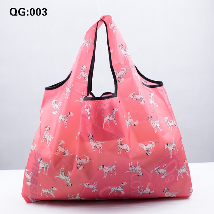 กระเป๋าช้อปปิ้งพับได้ ขนาดพกพา ผลิตจากโพลีเอสเตอร์ ทนทาน น้ำหนักเบา ซักเครื่องได้ (Reusable Grocery Bags, Grocery Tote Foldable, Ripstop Polyester Reusable Shopping Bags, Washable, Durable and Lightweight)