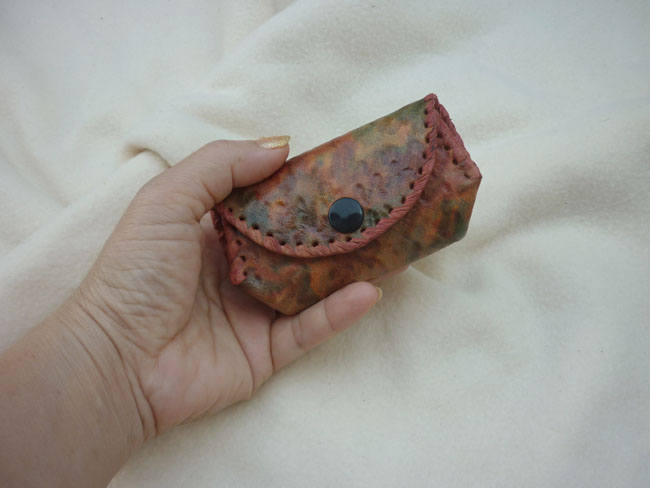 กระเป๋าใส่เหรียญ หนังแท้ (ของใหม่)