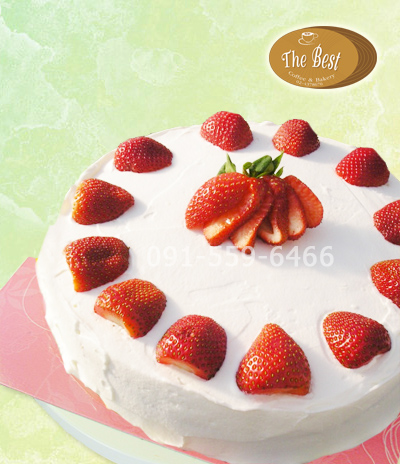 เค้กวานิลลาสตรอเบอร์รี่