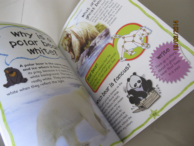 Miles Kelly : First Questions And Answers - Why do bears go fishing? หนังสือคำถามแรกและคำตอบ - ทำไมหมีถึงจับปลาได้