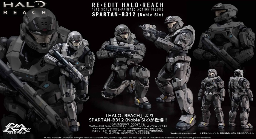 [เปิดจอง] RE:EDIT HALO: REACH 1/12 SCALE SPARTAN-B312 (Noble Six)