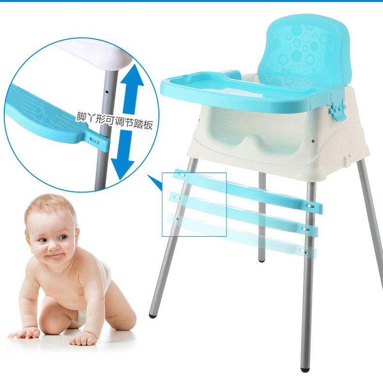 เก้าอี้ทานข้าวเด็ก 3 in 1 Booster ขาตั้งปรับระดับได้