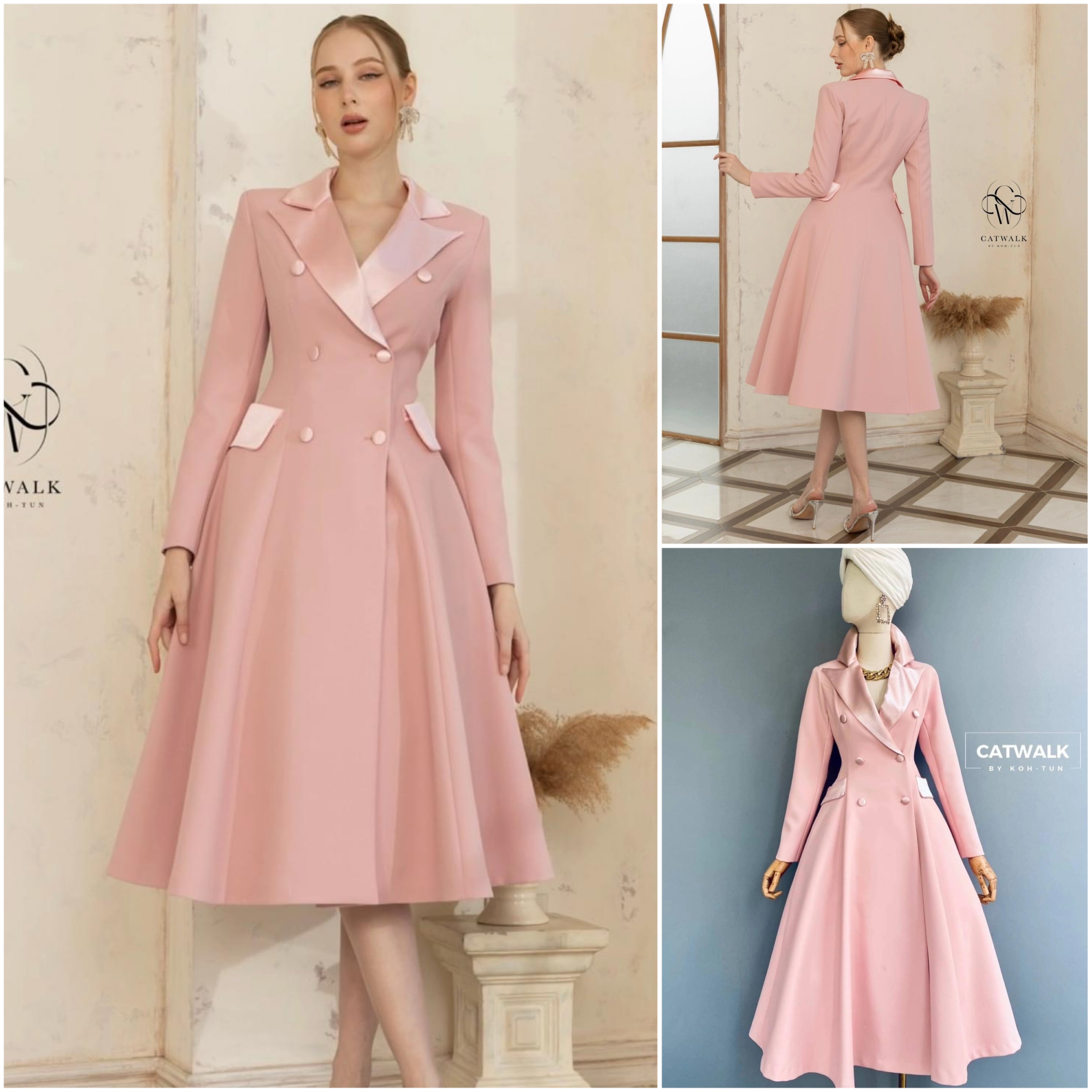 เดรสปกเลื่อมกระโปรงบาน+กระโปรงสุ่ม งาน ผ้าเนื้อดี ผ้าสวยสุดๆ : สินค้าคุณภาพ (พร้อมส่ง)