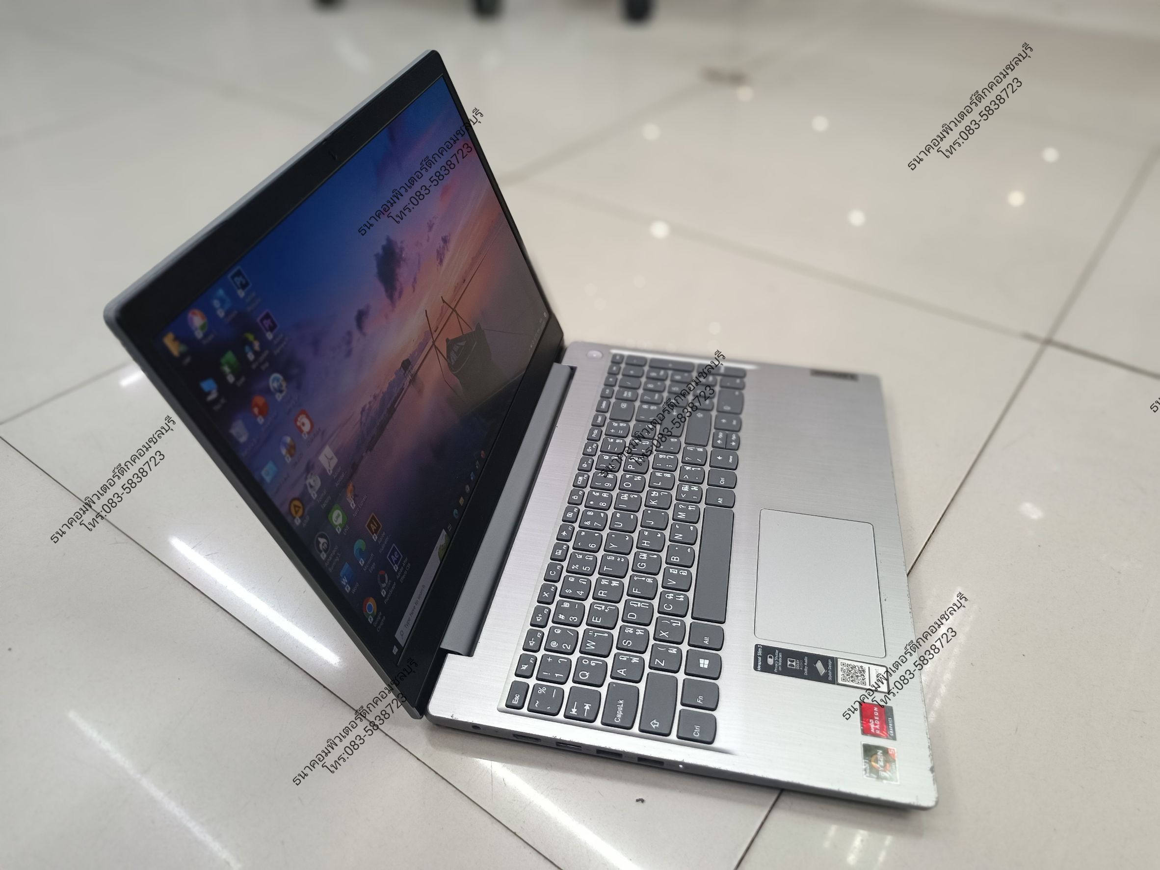 (8,900)Notebook LENOVO AMD Ryzen5-4500U Ram8GB SSD512GB