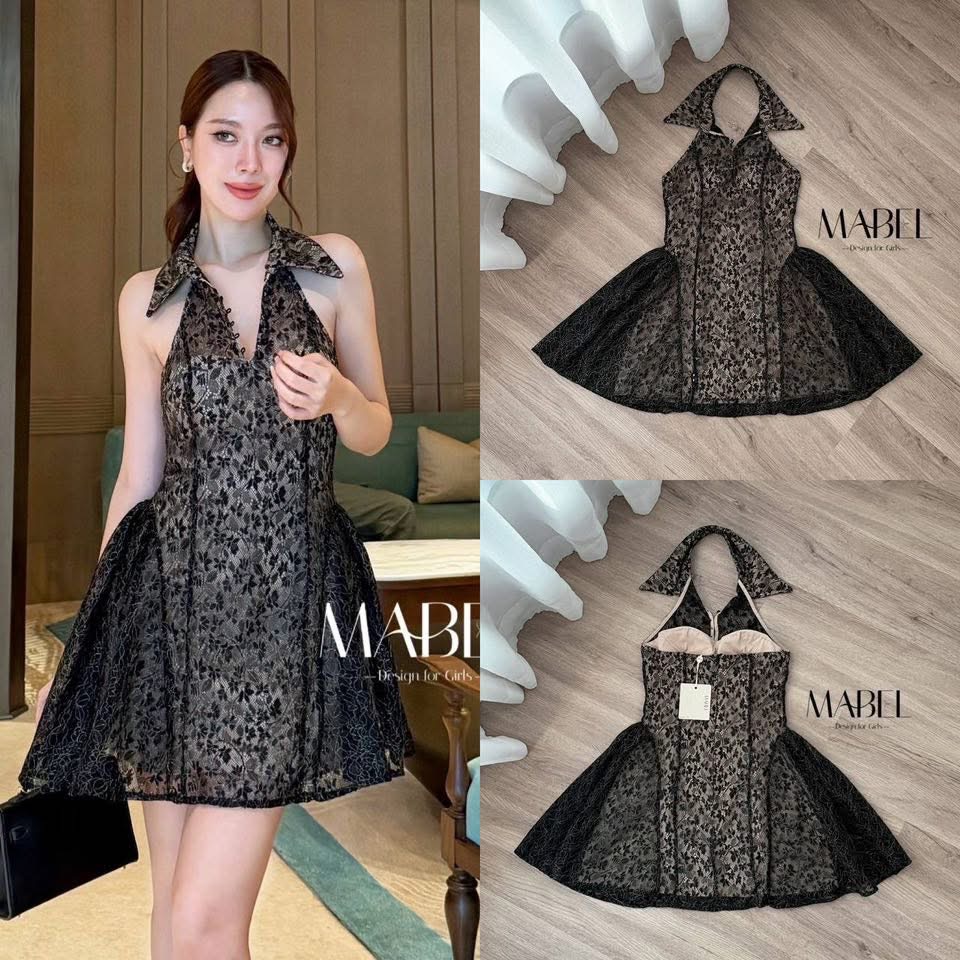 มินิเดรสีดำคล้อง ดีไซน์เว้าหลังแต่งกระดุมด้านหน้าเปิดโชว์อกได้ ช่วงสะโพกเป็นทรงบาน งานมีซับมีฟองน้ำ อย่างดีค่ะ ซิปซ่อนด้านหลัง ใส่สบาย : สินค้าคุณภาพ (พร้อมส่ง)