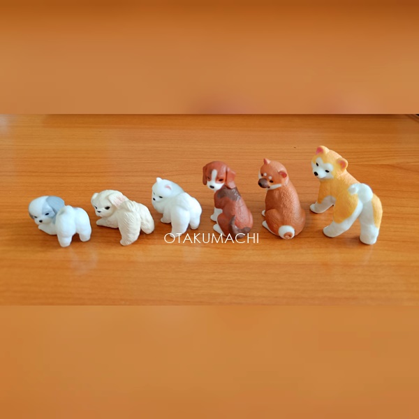 กาชาปองฟิกเกอร์น้องหมาหันมามอง