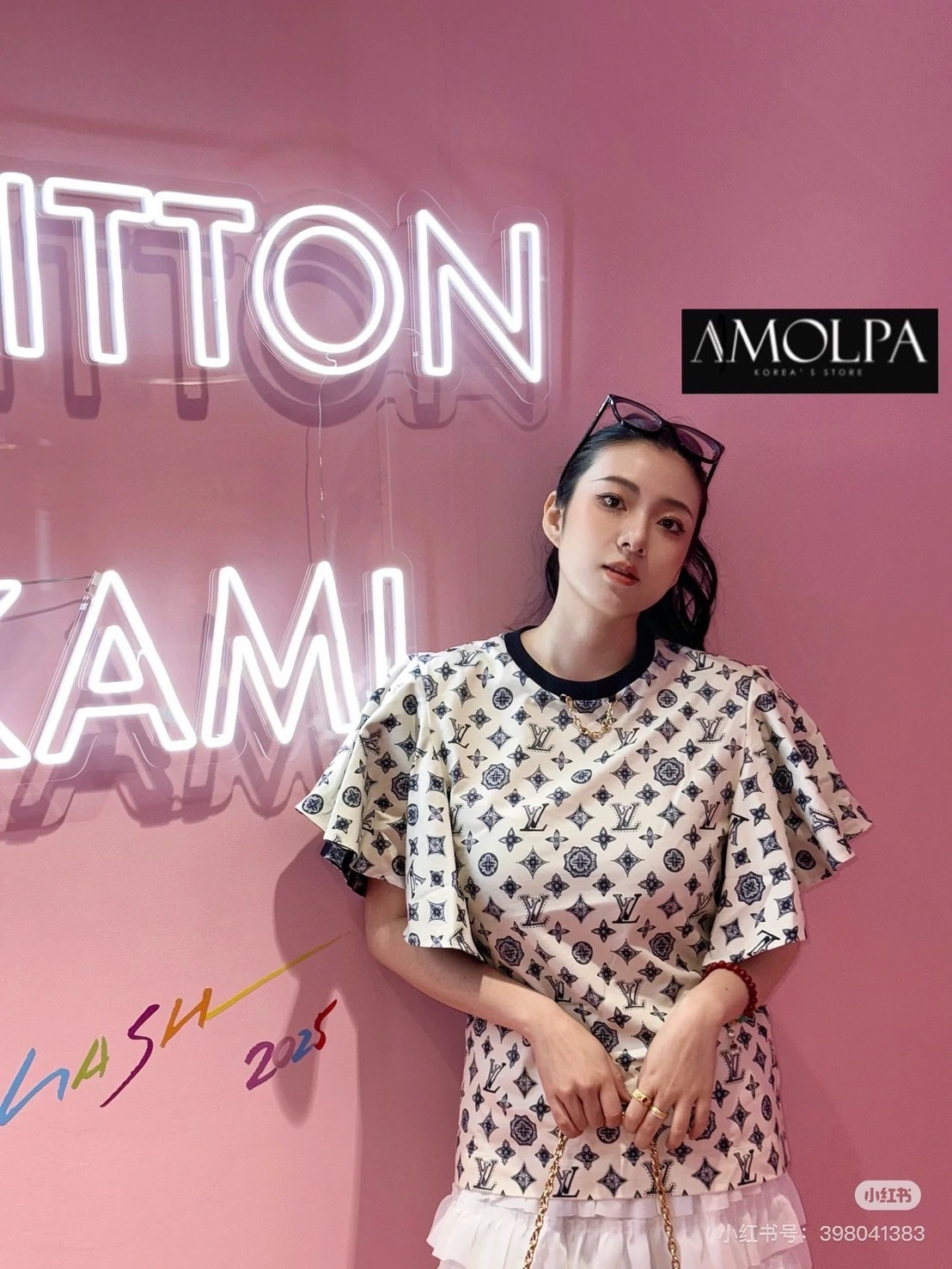 เสื้อยืด LV งานน่ารักมาก ผ้า ใส่สบายมากก ใส่สบาย : สินค้าคุณภาพ (พร้อมส่ง)