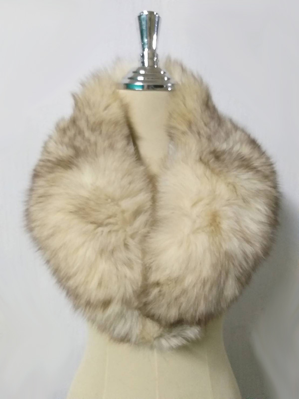 ผ้าพันคอ เฟอร์แต่งโค้ท Fur Fox แท้ แผงใหญ่