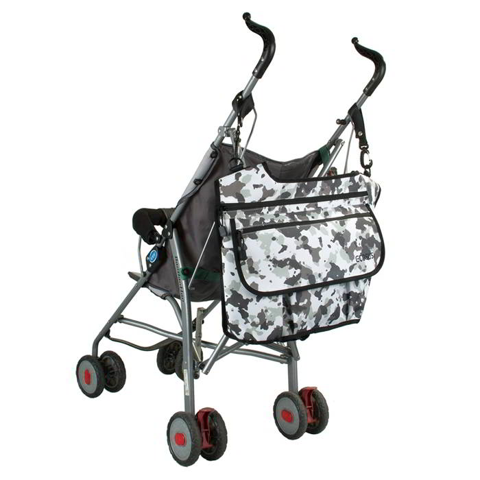 Ecosusi กระเป๋าคุณแม่ กระเป๋าสัมภาระคุณแม่ กระเป๋าแม่ลูกอ่อน ทรงกระเป๋าแมสเซนเจอร์ เดินทางสะดวก แขวนรถเข็นได้ คุณภาพสูง (เขียวลายพราง)